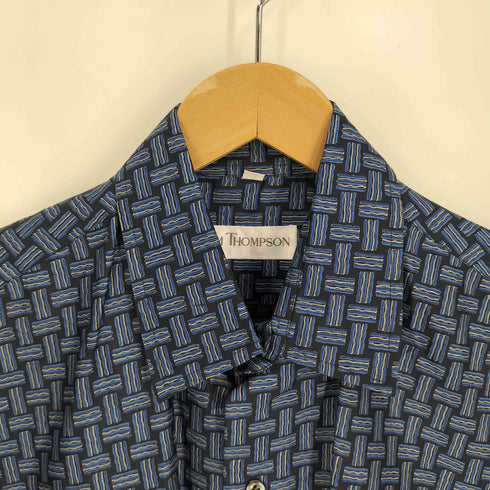 ジムトンプソン JIM THOMPSON 総柄 シルクシャツ メンズ import:M